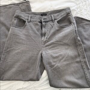 Uniqlo Supersoft Wideleg Denim Jeans, 28